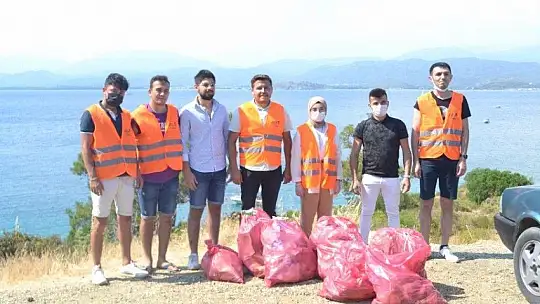 Fethiye Ak Parti Gençlik Kollarından Çevre Temizliği