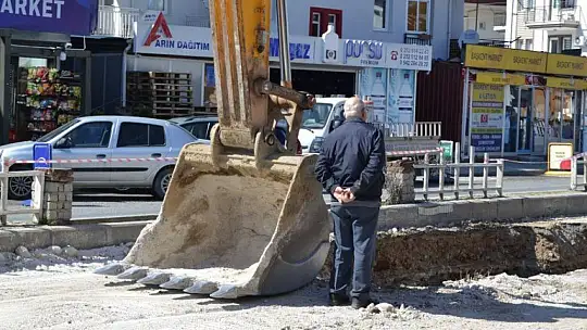 Fethiye'de alt yapı çalışması devam ediyor