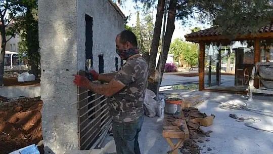 Bahriye Üçok Parkı'nda çalışmalar devam ediyor 