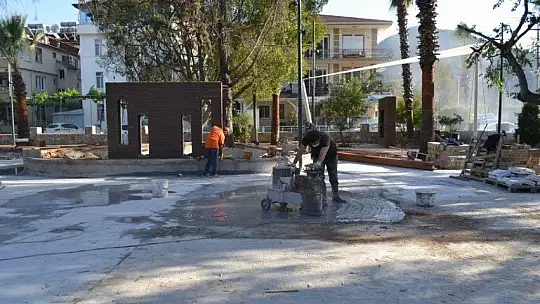 Bahriye Üçok Parkı'nda çalışmalar devam ediyor 