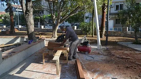 Bahriye Üçok Parkı'nda çalışmalar devam ediyor 
