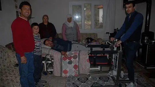 Lift cihazına kavuştu