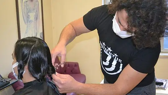 'Saçım Saçın Olsun' kampanyasına Fethiye'den destek