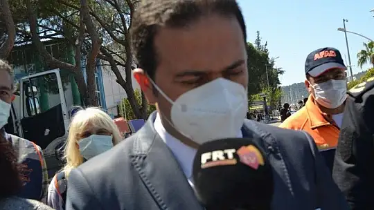 Deprem Tırı Fethiye'de 