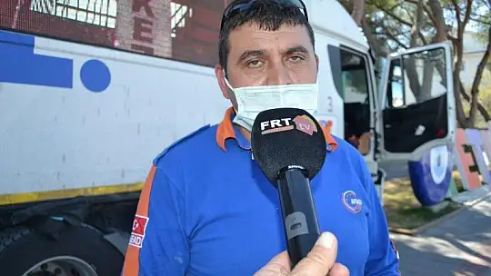 Deprem Tırı Fethiye'de 