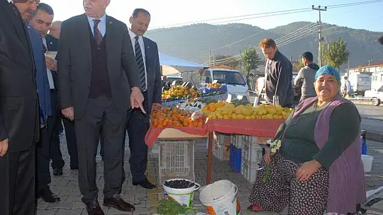 Bayraktar, ''Fethiye'nin üretici pazarı Türkiye'ye model olmalıdır''