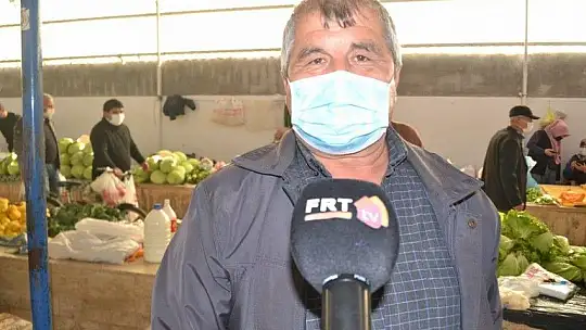 Üretici pazarının eski yoğunluğu yok