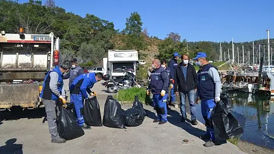 Kısıtlama günlerinde çevre temizliğine devam