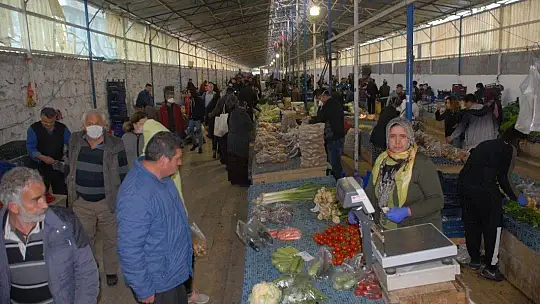 Salı Pazarına Korona Ayarı