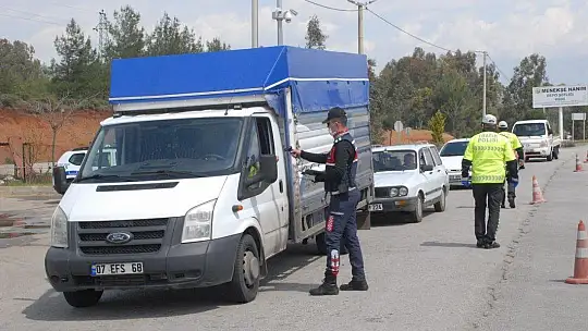 Fethiye Girişinde Korona Önlemi