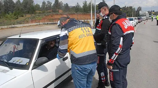 Fethiye'de Emniyetten Koronavirüs Kontrolü