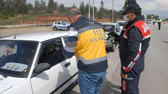 Fethiye Girişinde Korona Önlemi