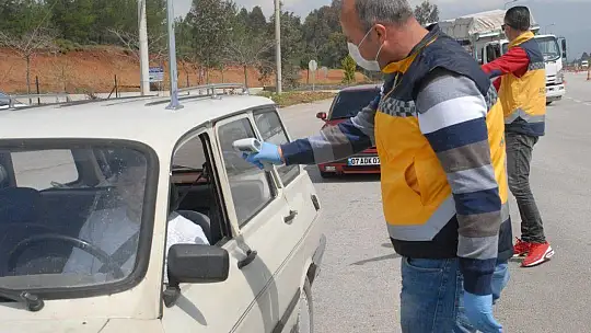 Fethiye'de Emniyetten Koronavirüs Kontrolü