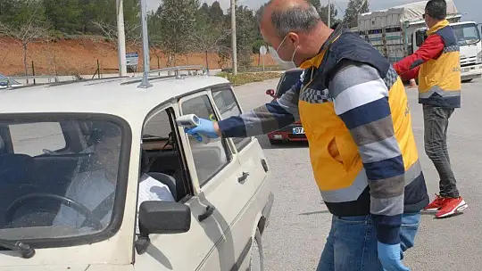 Fethiye Girişinde Korona Önlemi