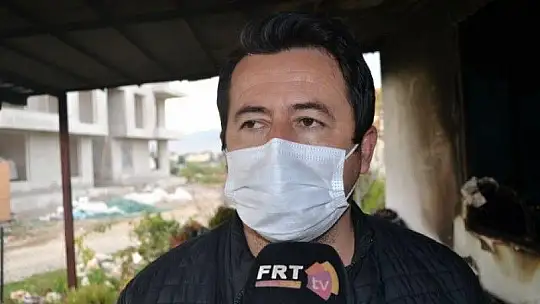 Zorluklarla yaptırdığı evi kül oldu