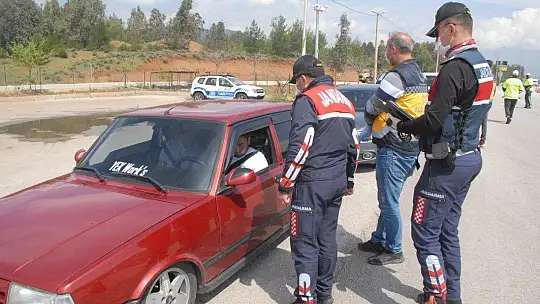 Fethiye Girişinde Korona Önlemi