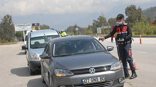 Fethiye Girişinde Korona Önlemi