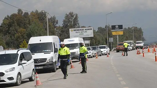 Fethiye Girişinde Korona Önlemi