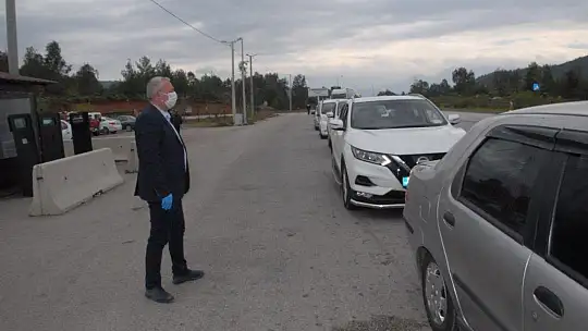 Fethiye'de Emniyetten Koronavirüs Kontrolü