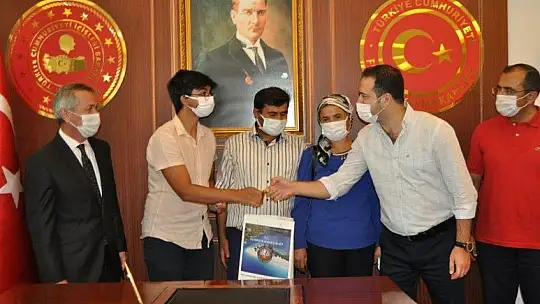 Dereceye giren öğrenciler ödüllendirildi