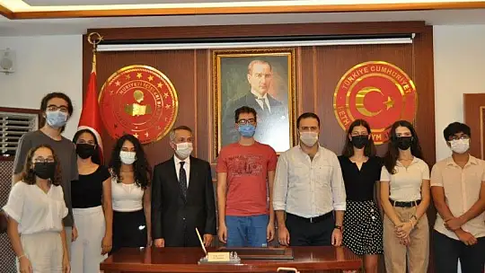 Dereceye giren öğrenciler ödüllendirildi