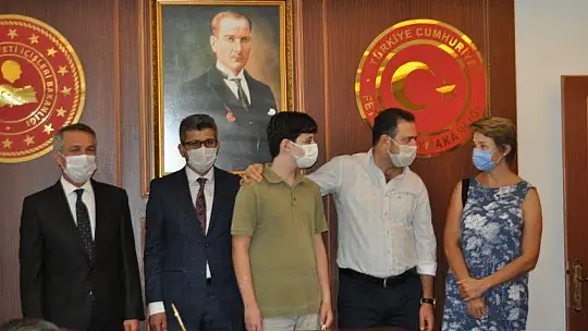 Dereceye giren öğrenciler ödüllendirildi