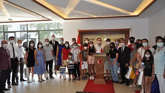 Dereceye giren öğrenciler ödüllendirildi