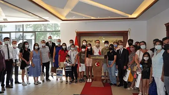 Dereceye giren öğrenciler ödüllendirildi