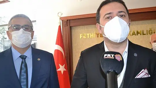 THK Fethiye Şube yönetiminden Kaymakam Fırat'a ziyaret