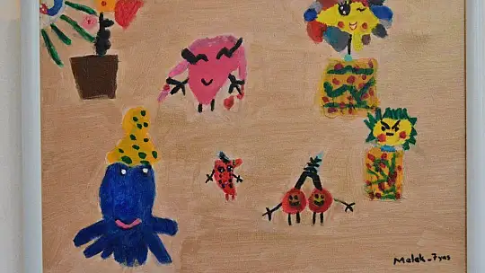 Öğrencilerin resim sergisi 3 gün açık