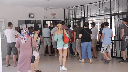 Fethiye'de seyahat izni kuyruğu