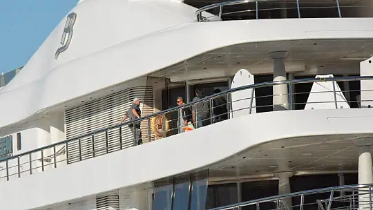 'Mayan Queen' Fethiye'de gün boyu yakıt aldı