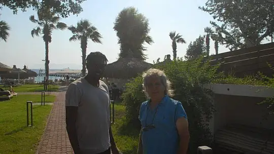 PATRİCK ETOGA FETHİYE'DE TATİL YAPIYOR