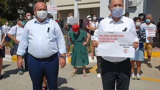 SAĞLIK ÇALIŞANLARI 'YÖNETEMİYORSUNUZ, TÜKENİYORUZ'