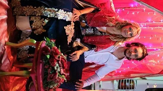 Begüm ile Mert çiftinin kına merasimi düzenlendi