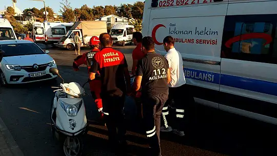 FETHİYE'DE KAZA: 2 YARALI