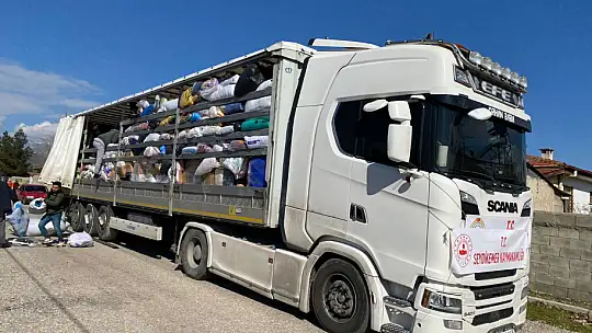 SEYDİKEMER BELEDİYESİ DEPREMZEDELER İÇİN TEK YÜREK