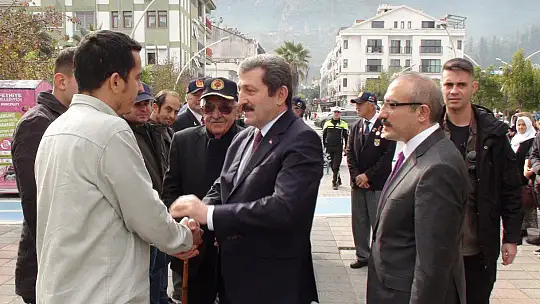 VALİ TAVLI FETHİYE GAZİLER DERNEĞİNİ ZİYARET ETTİ