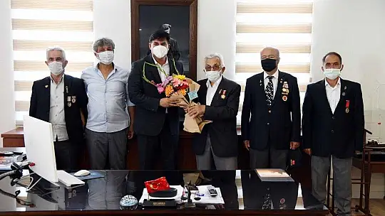 Gaziler ve Şehit Aileleri Derneği Karaca'yı ziyaret etti