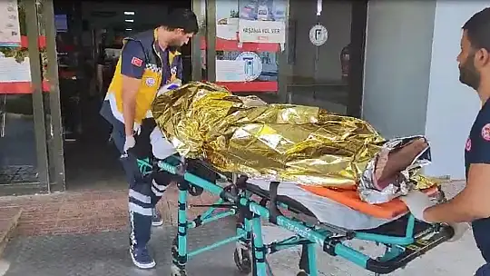 Bot yangını yaralıları hastaneye getirildi
