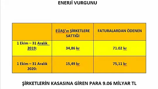 Girgin, 'Enerjide soygun var!