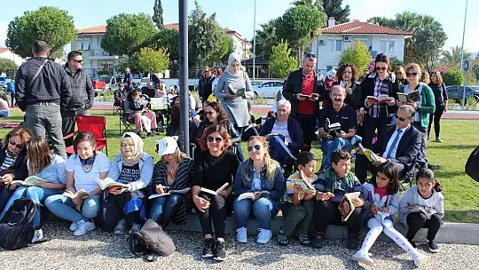 Kitap okuma etkinliği ilgi gördü
