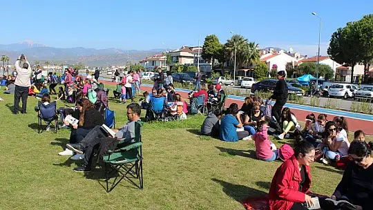 Kitap okuma etkinliği ilgi gördü
