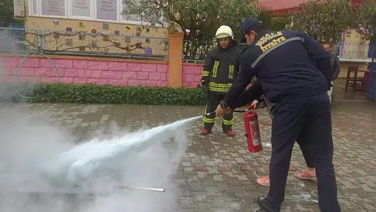 Özel Çocuklar Yangın Tatbikatında