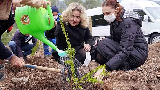 Fidan dikimi etkinliğine yoğun ilgi