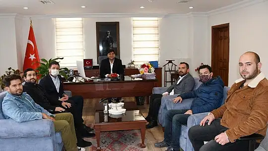 Gençlik Kolları Başkanından, Başkan Karaca'ya Ziyaret