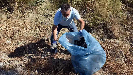 Göcek'te temizlik kampanyası yapıldı