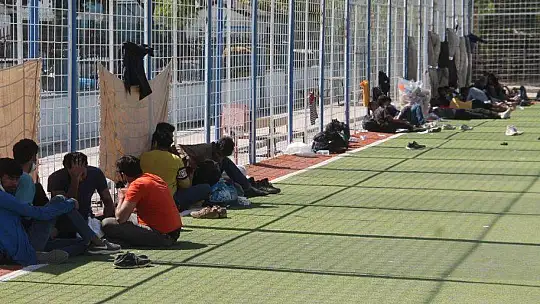 Fethiye'de ormanlık alanda 54 kaçak göçmen yakalandı