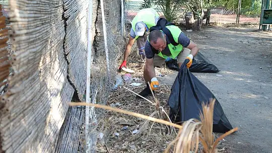 Gümbet Dolgu Alanı Temizlendi