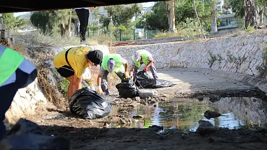 Gümbet Dolgu Alanı Temizlendi